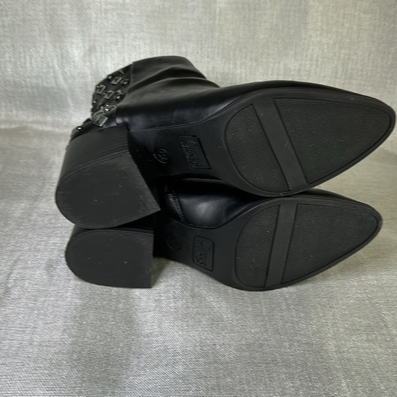 JAIMEE, BLACK MID BOOTS SIZE 81/2 USED IN VERY GOOD CONDITION. - Picture 7 of 11